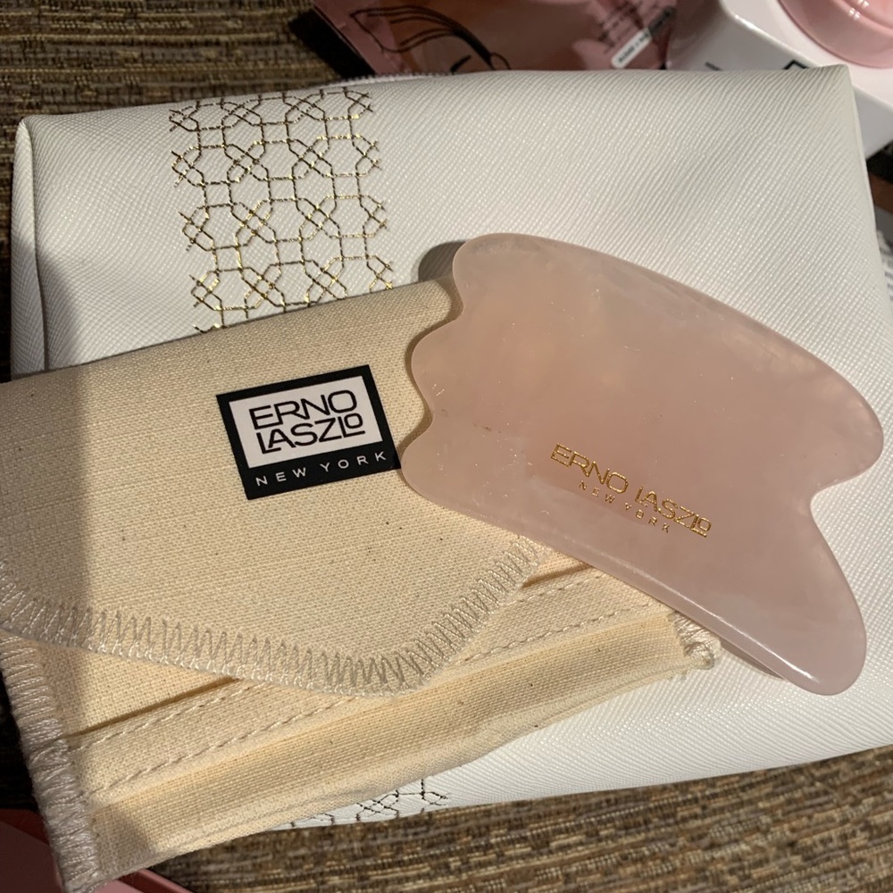 Erno Laszlo Rose Quartz Gua Sha - Pale Pink